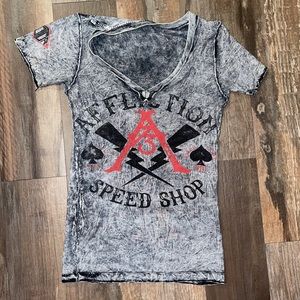 Reversible affliction size small shirt